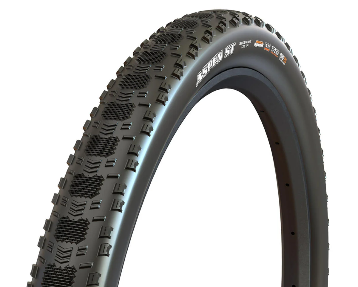 Maxxis Aspen ST Tubeless XC Mountain Tire (Black) (29") (2.4") (F170) (MaxxSpeed/EXO/TR/WT XC)